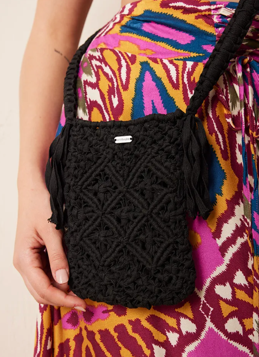 Porta Celular Crochet Umbrale