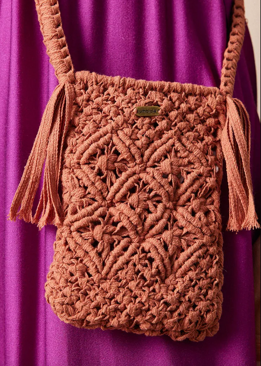Porta Celular Crochet Umbrale