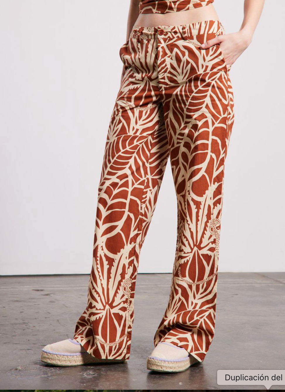 Pantalón estampado Foster