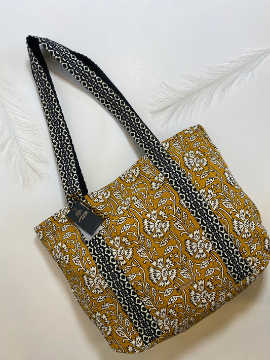 Bolso Tote Mostaza Umbrale