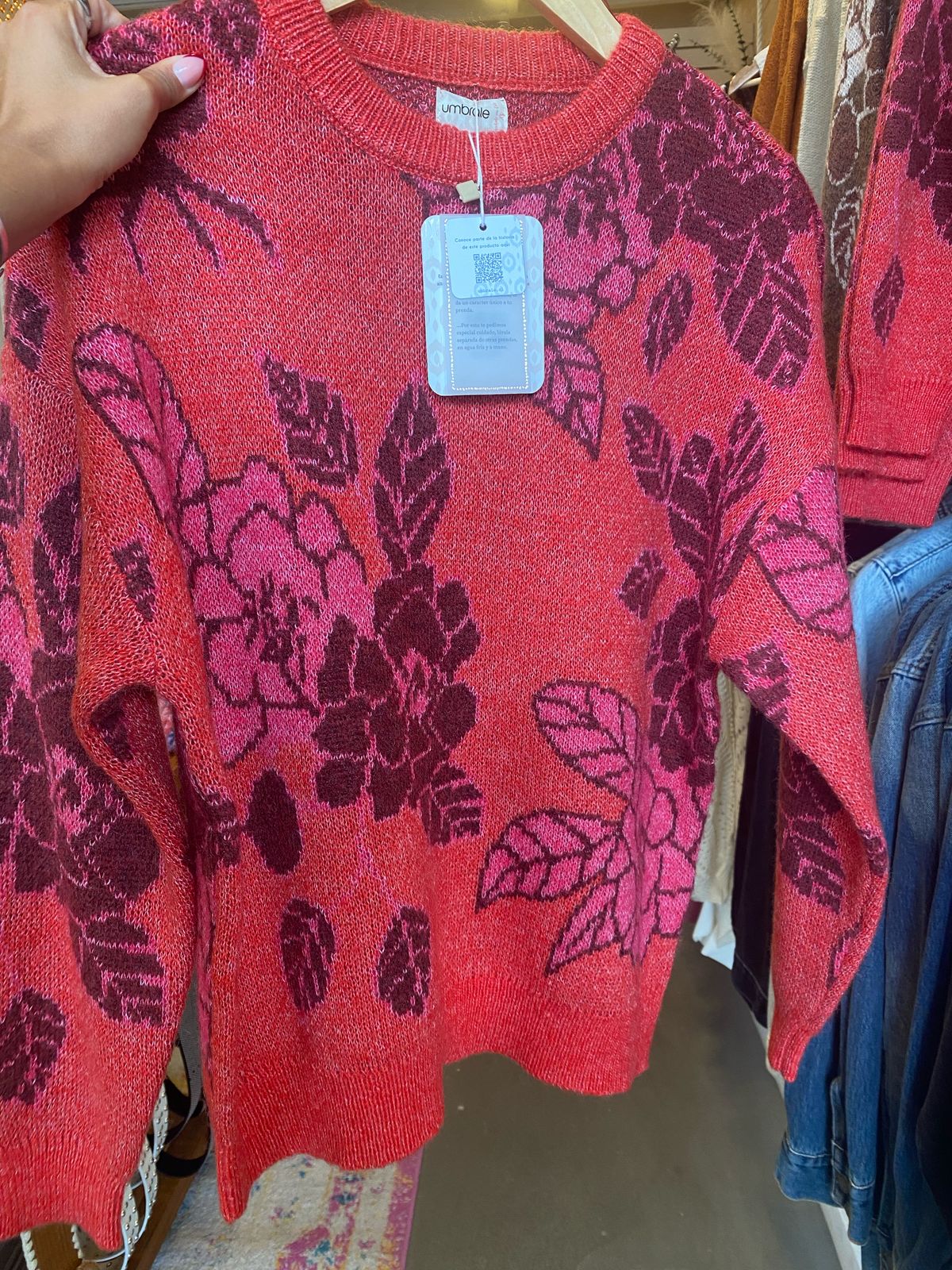 Sweater Floral Umbrale