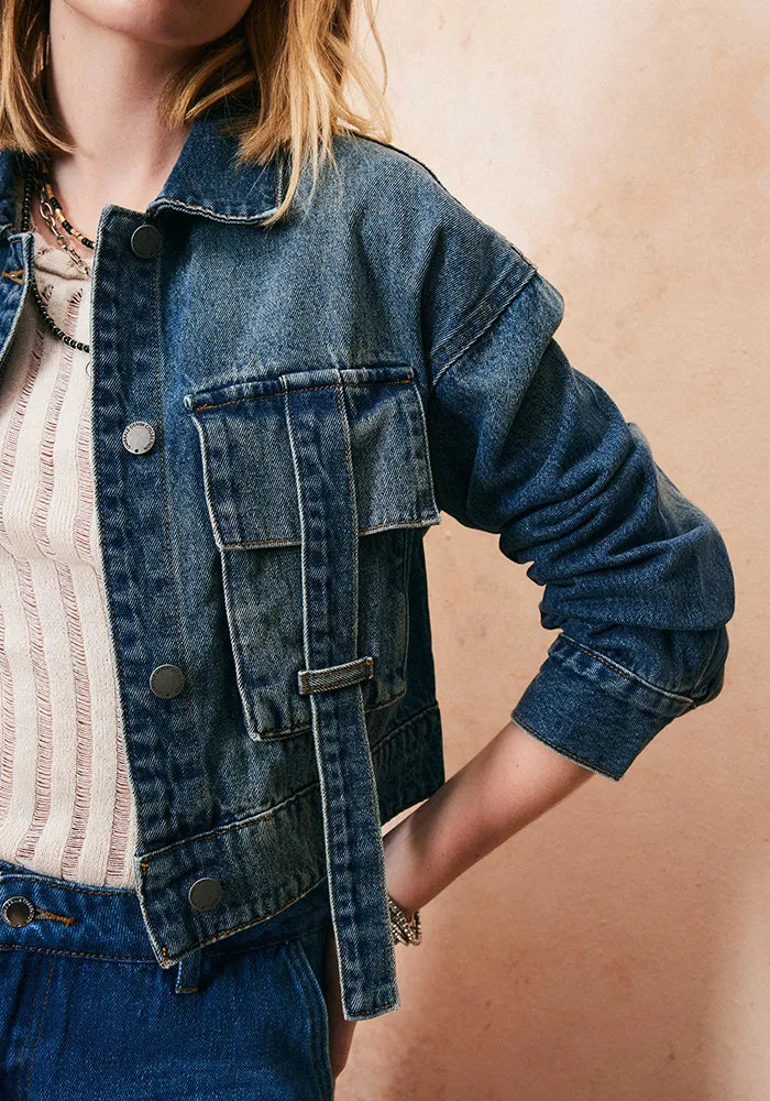 Chaqueta Denim Azul Umbrale