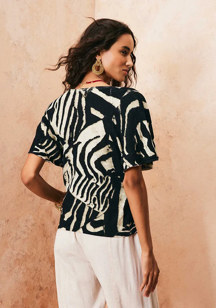 Polera Manga Mariposa Umbrale