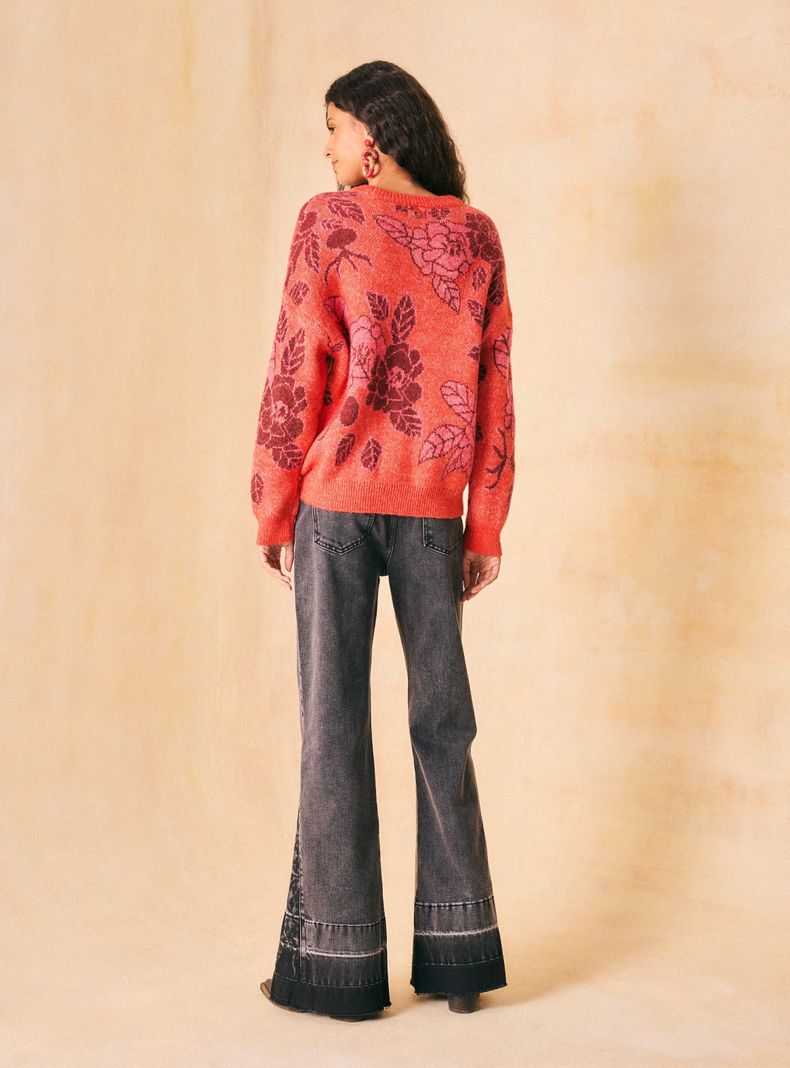Sweater Floral Umbrale