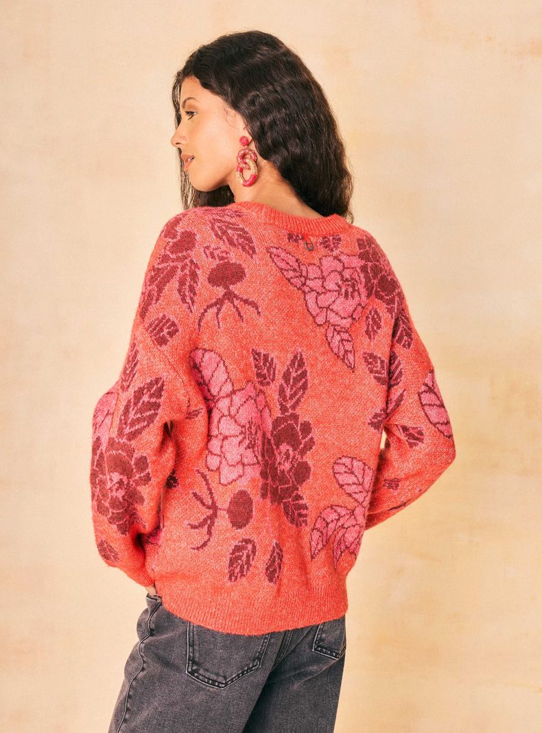 Sweater Floral Umbrale