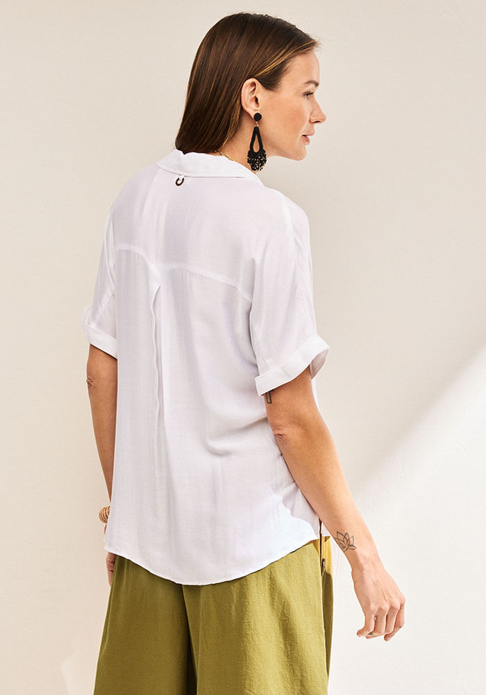 Blusa satinada Umbrale