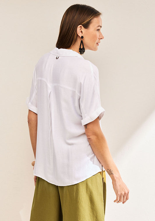Blusa satinada Umbrale