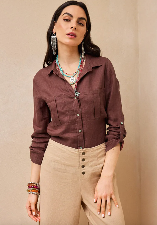 Blusa Lino Umbrale