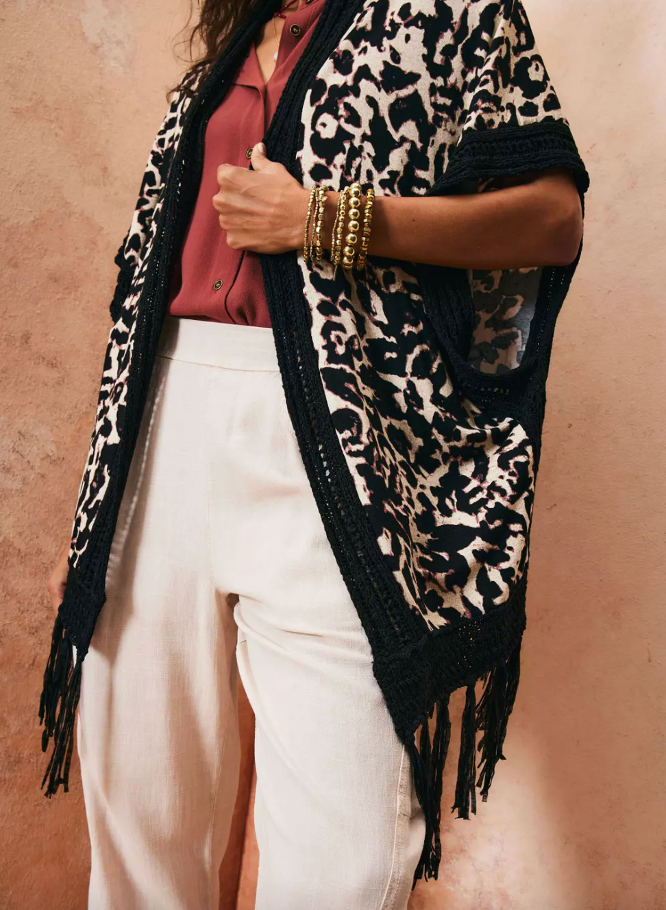 Tapado con flecos Umbrale