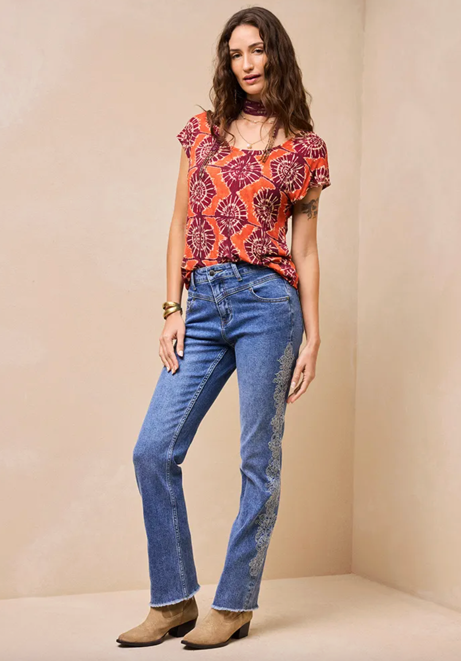 Polera estampada Umbrale