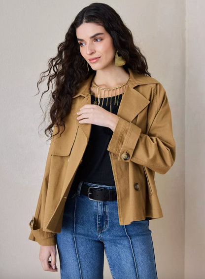 Chaqueta Trench corta Umbrale