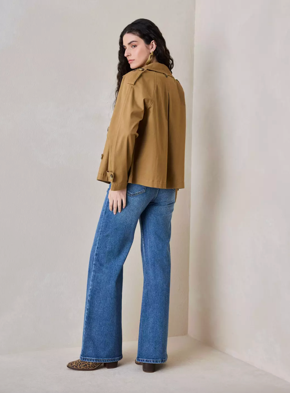 Chaqueta Trench corta Umbrale