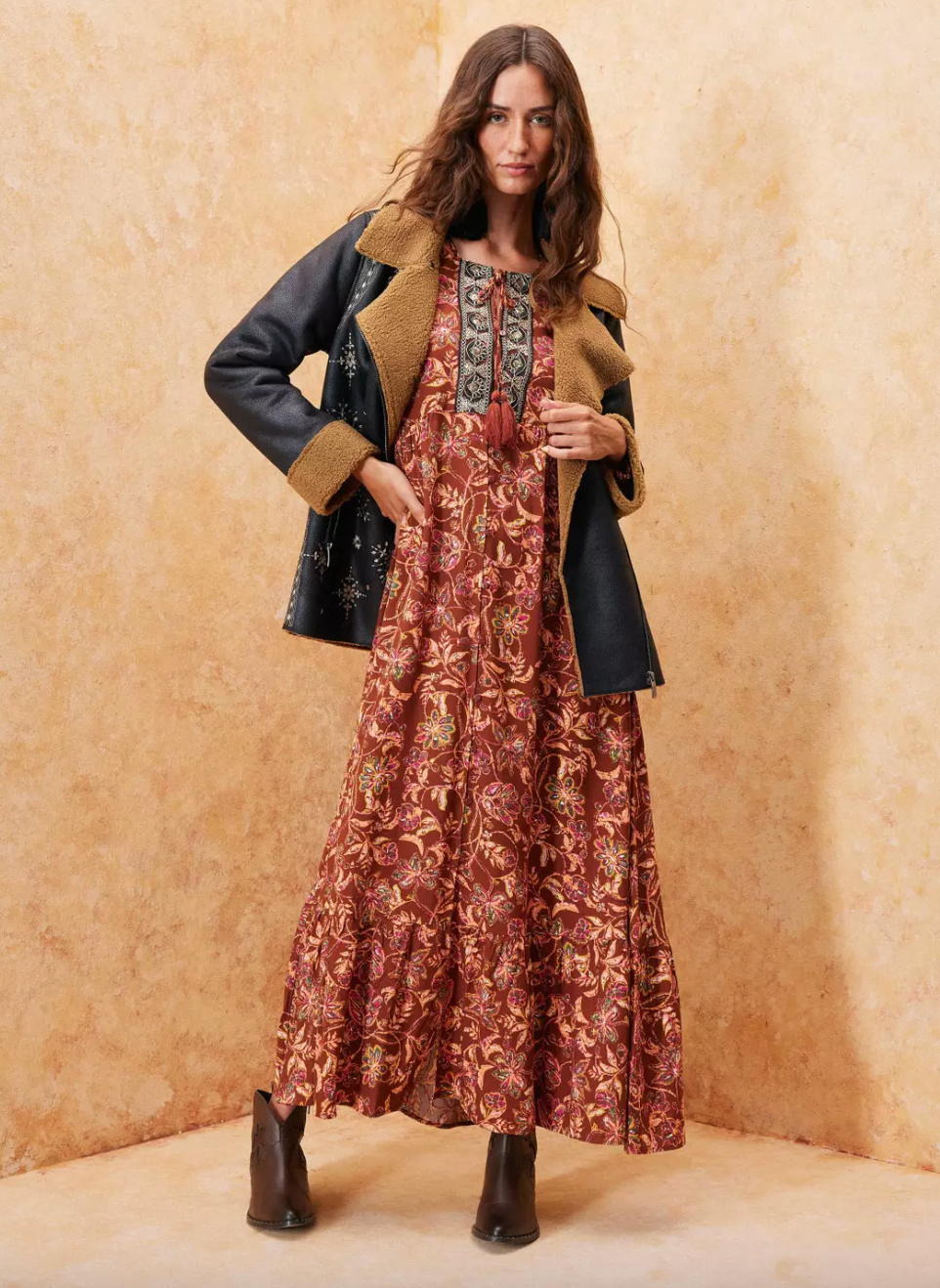 Vestido estampado flores Umbrale