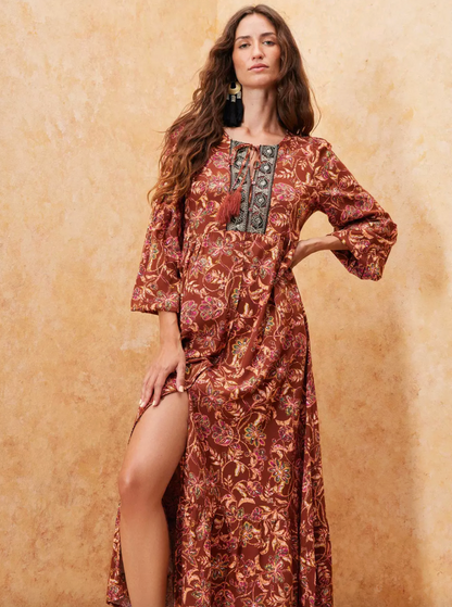 Vestido estampado flores Umbrale