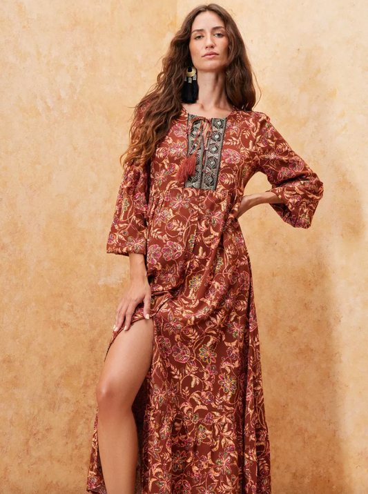 Vestido estampado flores Umbrale