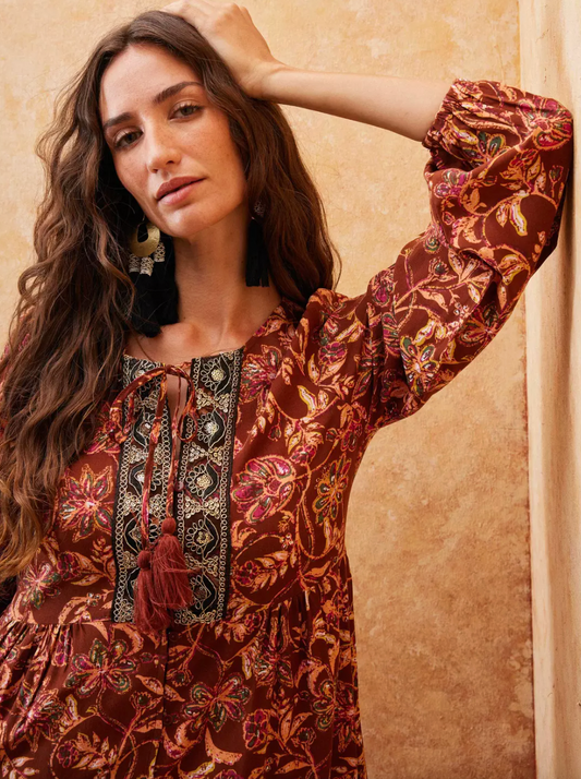 Vestido estampado flores Umbrale