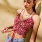 Polera Crop con Frunce Umbrale