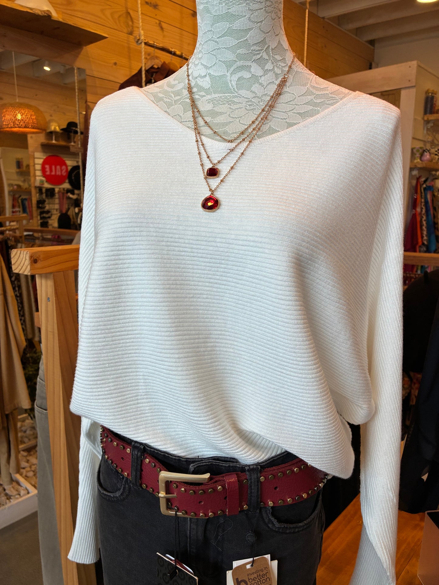 Sweater liso tipo canutón