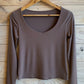 Polera básica cuello redondo