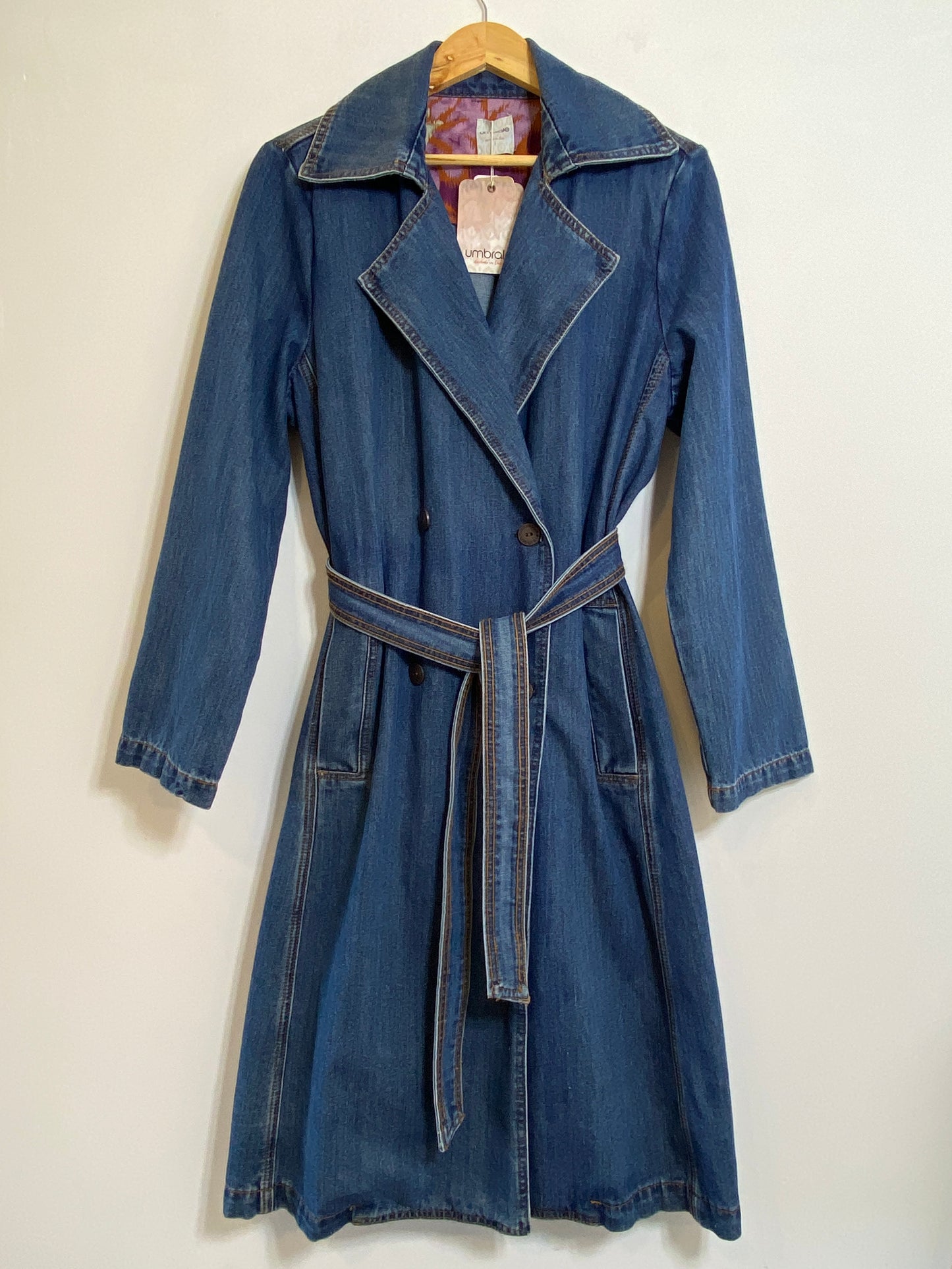 Trench Denim Azul Umbrale