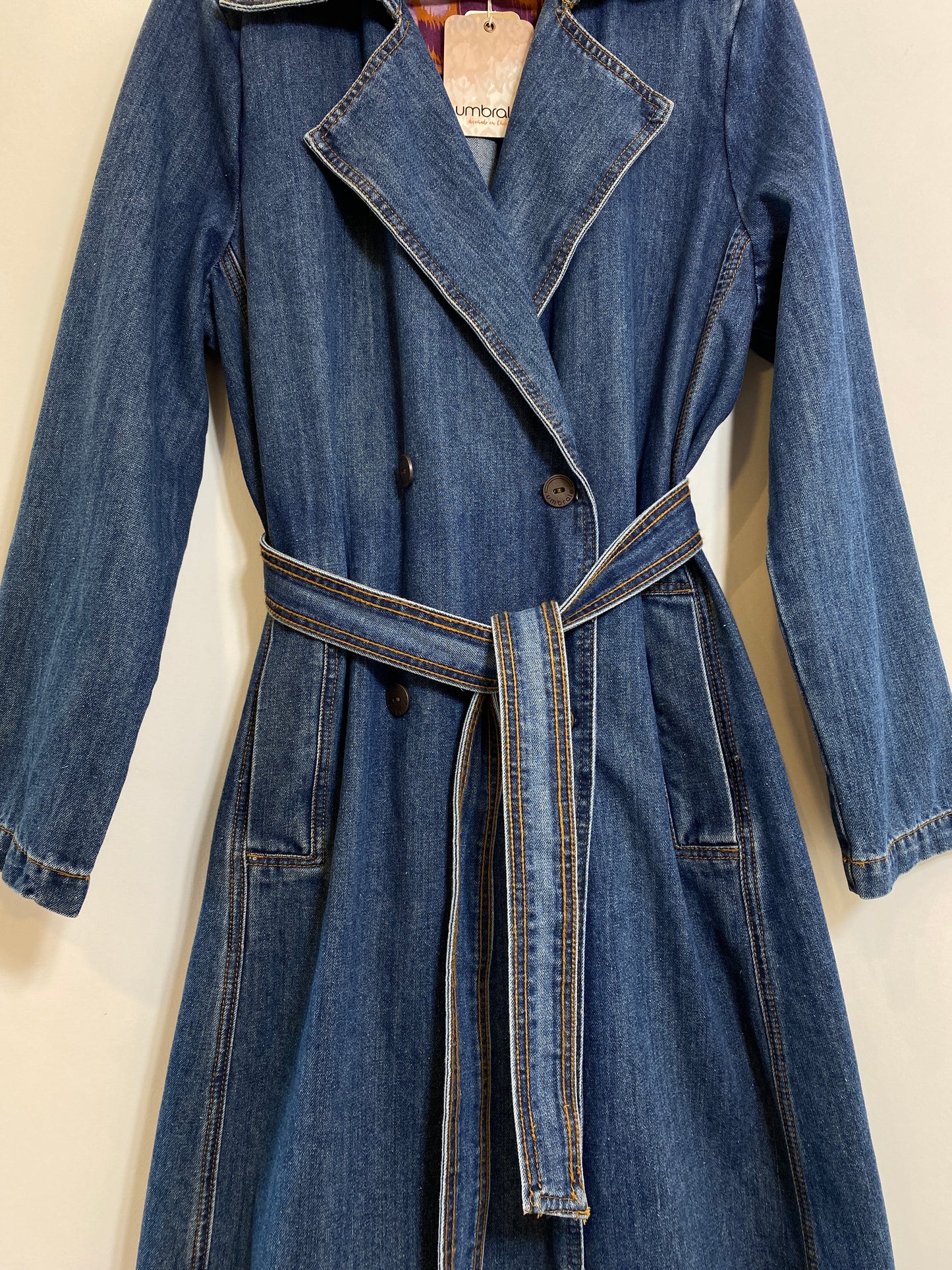 Trench Denim Azul Umbrale