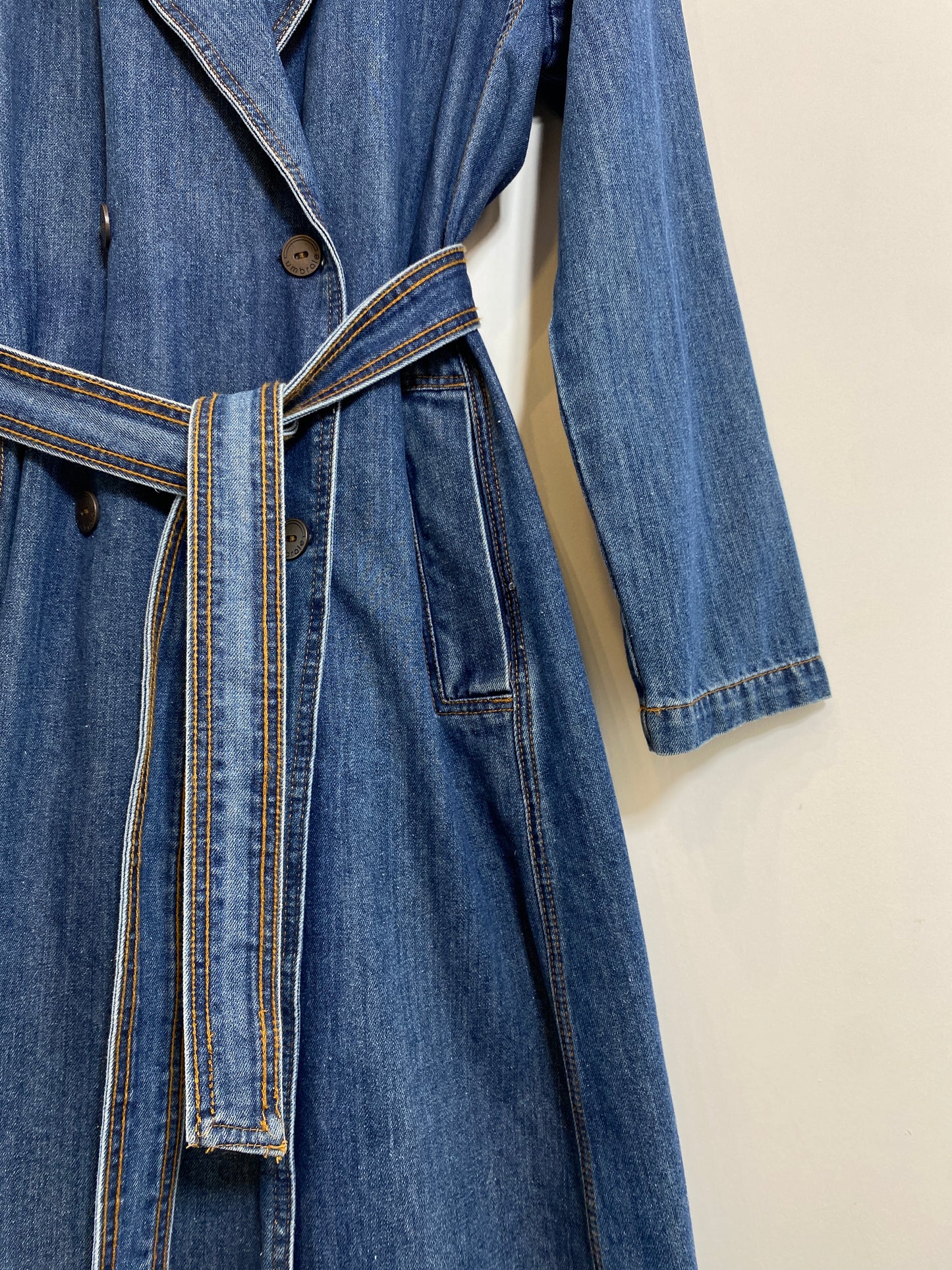 Trench Denim Azul Umbrale