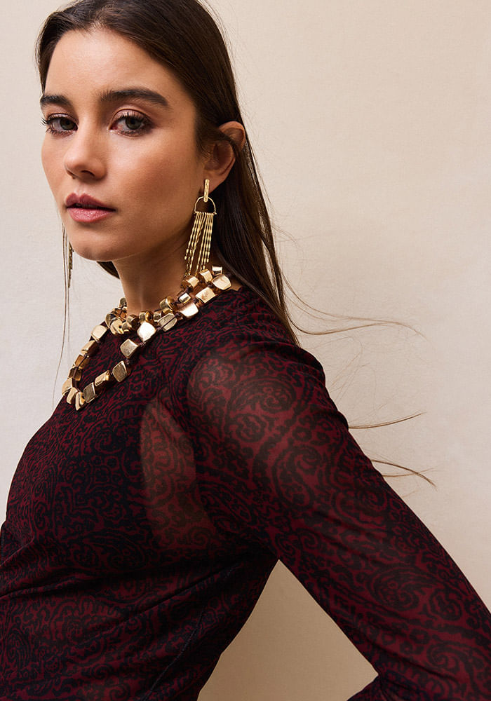 Polera Semi Transparente Umbrale