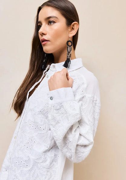 Blusa Broderí Umbrale