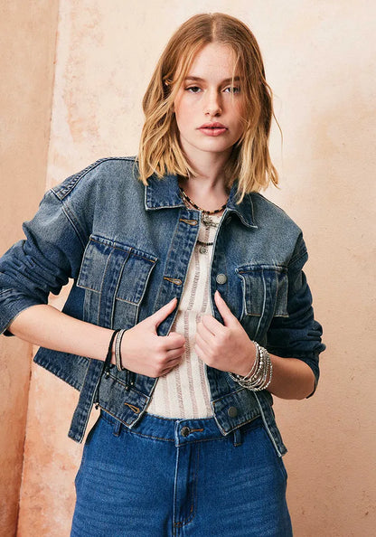 Chaqueta Denim Azul Umbrale