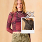2X Polera Texturizada Velvet Umbrale